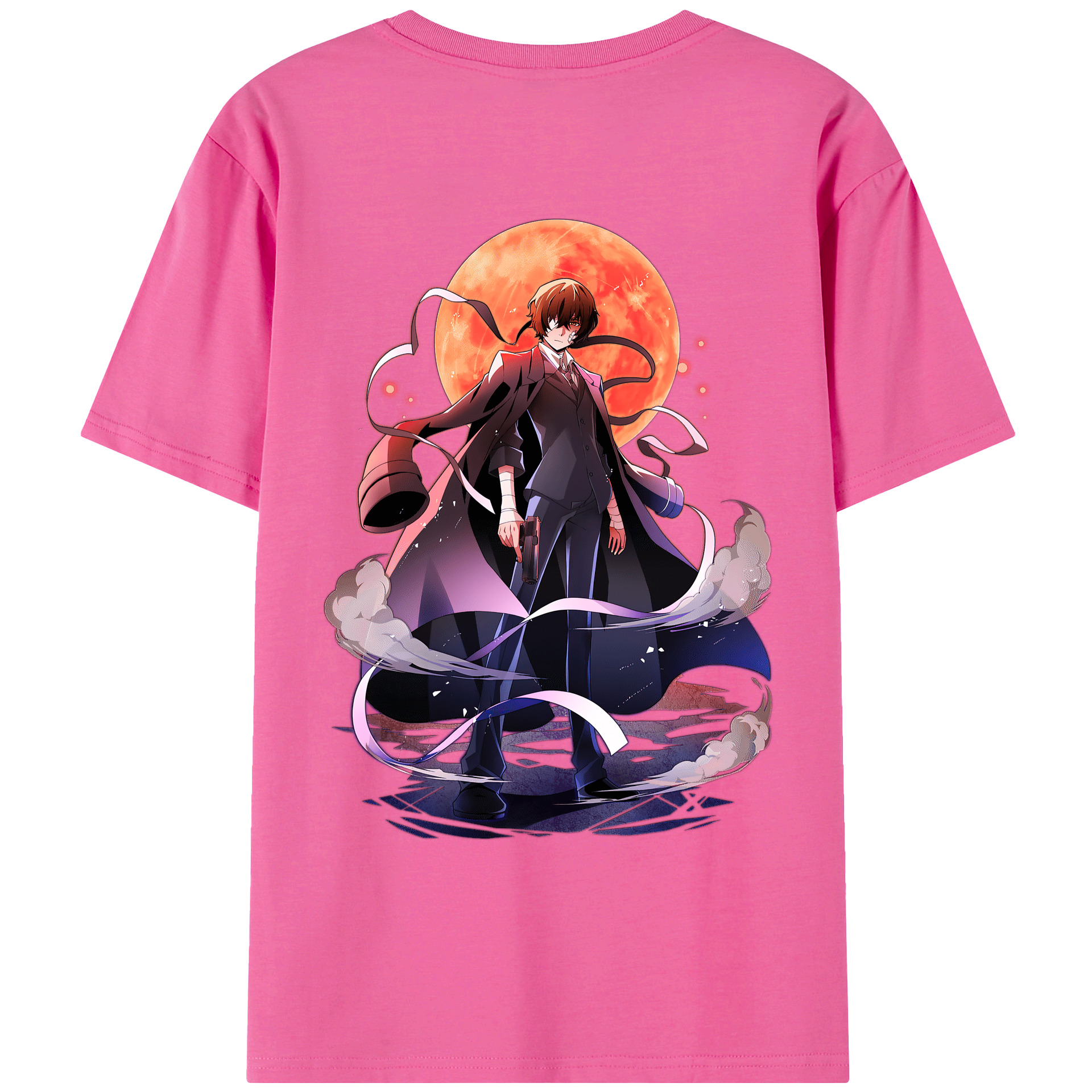 （画像用） 文豪ストレイドッグス Bungo Stray Dogs レディース半袖Tシャツ(バックプリント)
